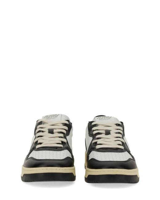 Autry White Sneaker "Medalist Low" for men