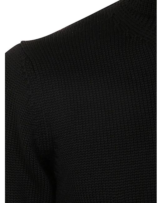 Nuur Black Long Sleeves Turtle Neck for men