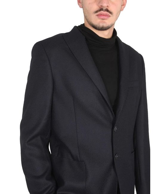 Tonello Black Singlebreasted Jacket for men