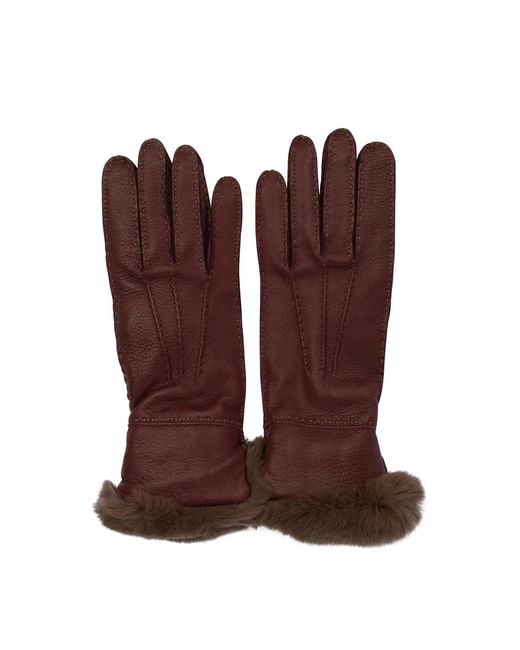 Restelli Purple "85" Leather Gloves