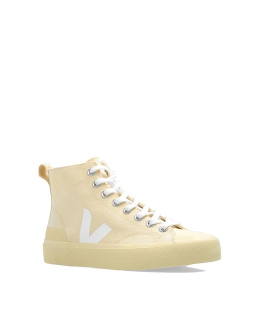 Veja Natural Wata Ii Canvas High-Top Sneakers