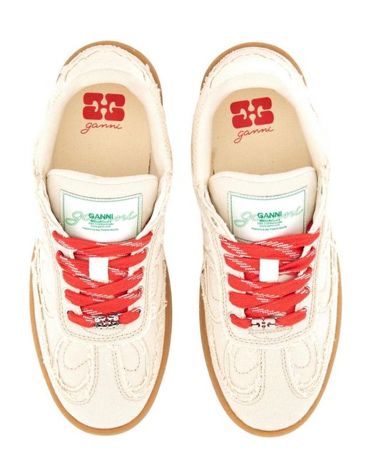 Ganni Pink 08 Canvas Sneaker