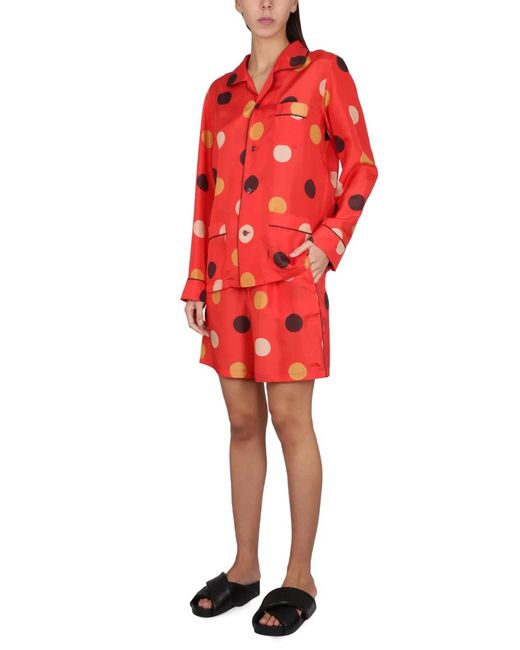 Aspesi Red Poison Shirt