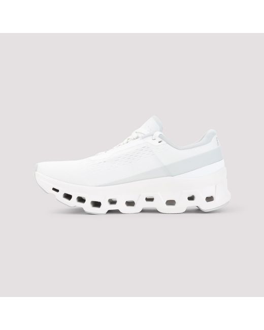 On Shoes White Cloudmster 1 Sneakers Textile Rubber