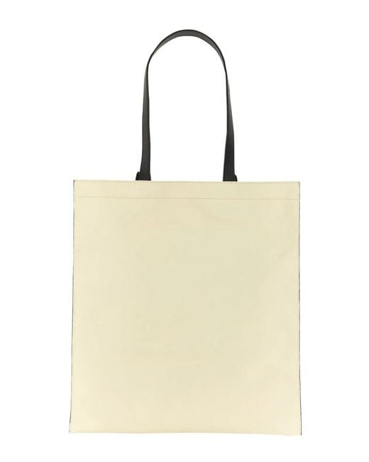 Moschino White Hawaiian Print Tote Bag for men