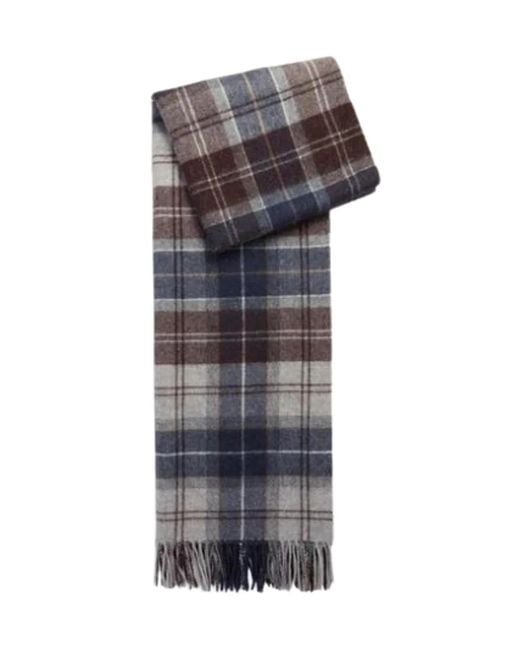 Barbour Gray Wool Scarf