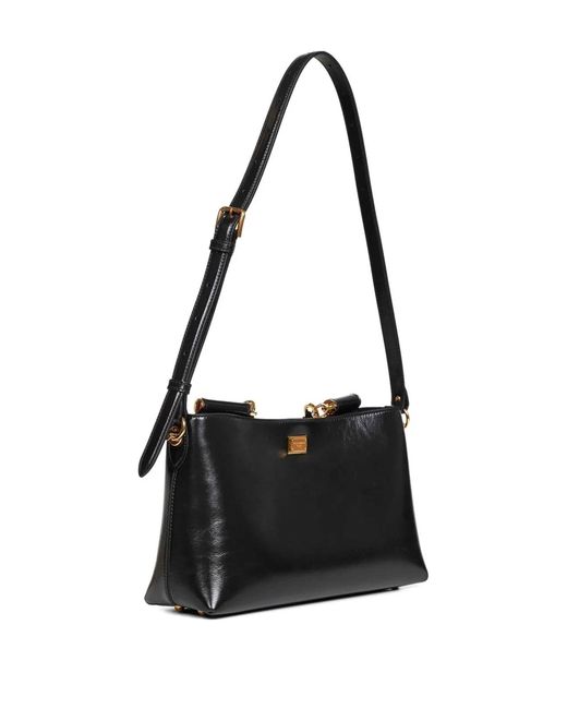Dolce & Gabbana Blue Dolce & Gabbana Large Leather Bag
