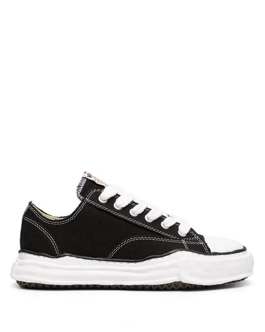 Maison Mihara Yasuhiro Black "Peterson" Low Top Sneakers for men