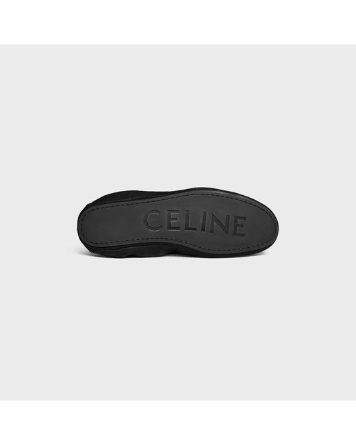 Céline Black Adam Goat Leather Loafers for men