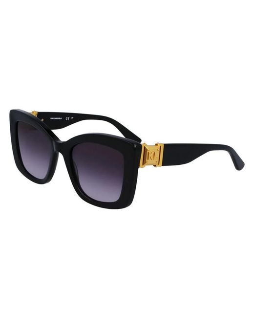 Karl Lagerfeld Black Acetate Sunglasses