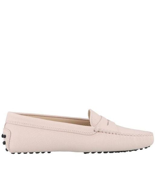 Tod's Women's Black Gommino Leather Loafers