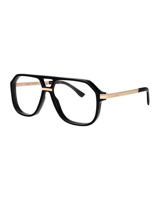 DSquared² Black Metal Glasses for men