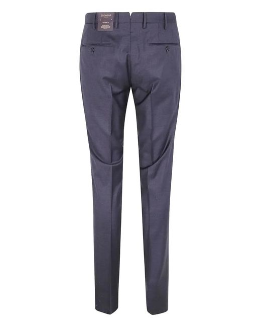 Incotex Blue "Chino Slim Fit" Trousers for men