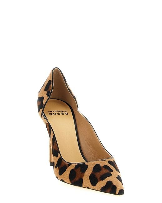 Francesco Russo Brown 'R1P961' Pumps