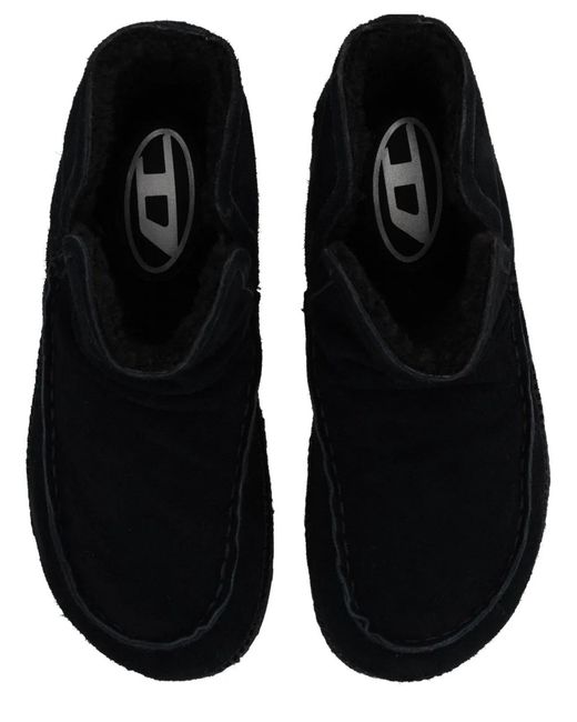 DIESEL Black Boot Dlukas Akb for men
