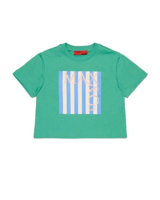 MAX&Co. Green Max&Co. T-Shirt With Logo