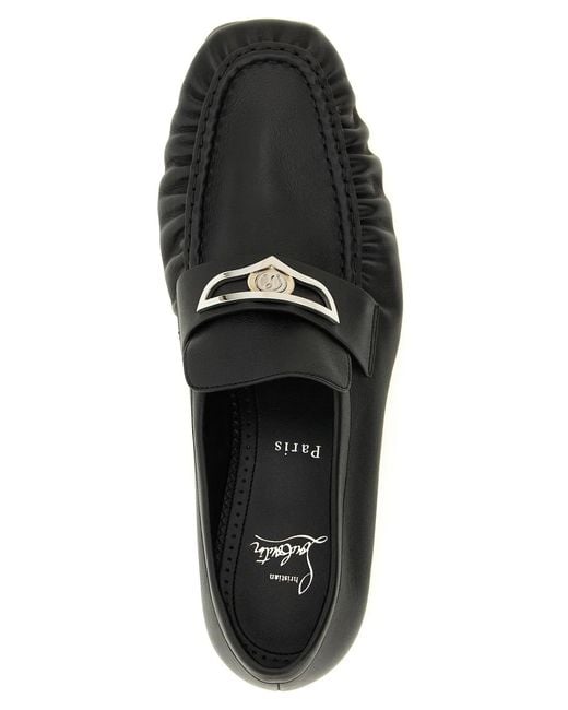 Christian Louboutin Black 'Mocallista' Loafers for men
