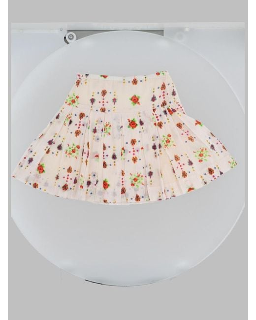 Bellerose Gray Pleated Skirt