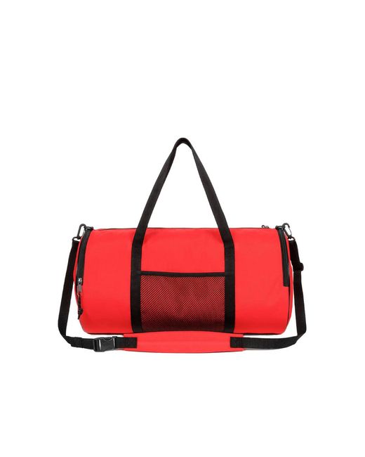 Eastpak Red X Telfar Large Duffel Logo Patch Duffle Bag for men