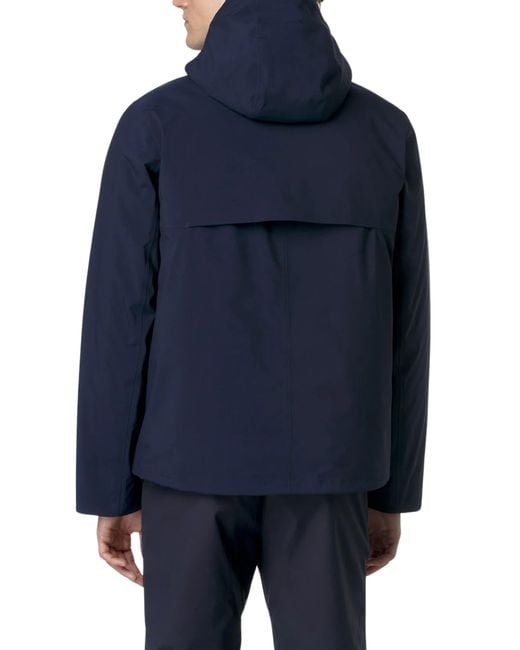 K-Way Blue Jacken Bonded Padded for men