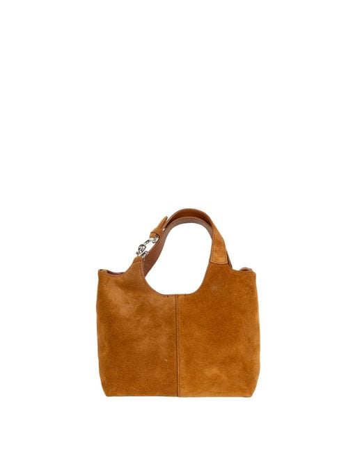 Coccinelle Brown C-Easy Suede Handbag