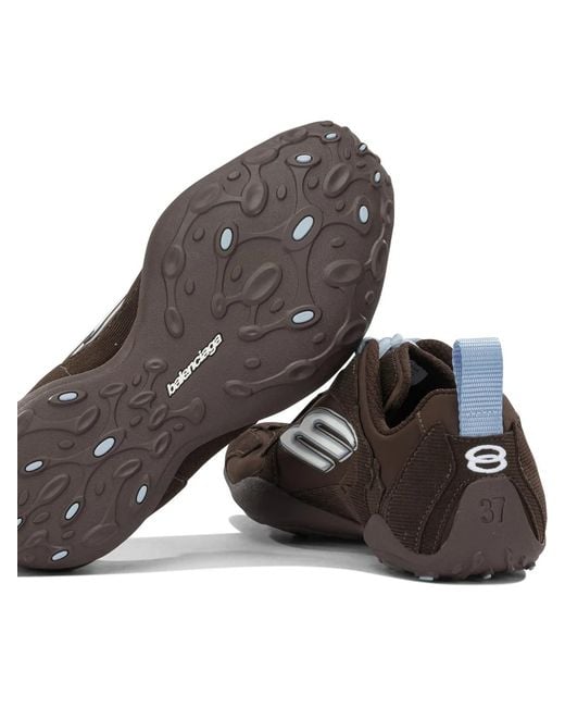 Balenciaga Brown "Monday Ultra" Low-Top Sneakers