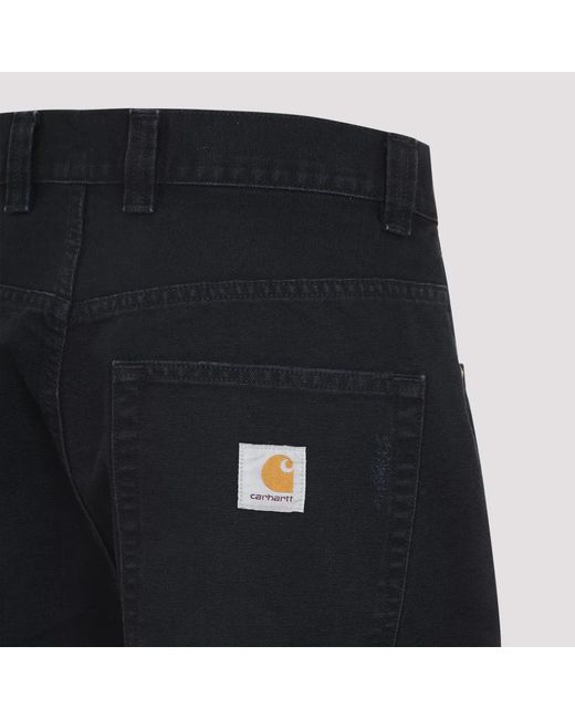 Carhartt Blue Brandon Cotton Jeans for men