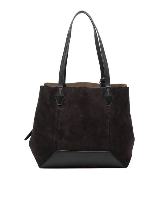 Jimmy Choo Black Coffe Diamond Tote Bag