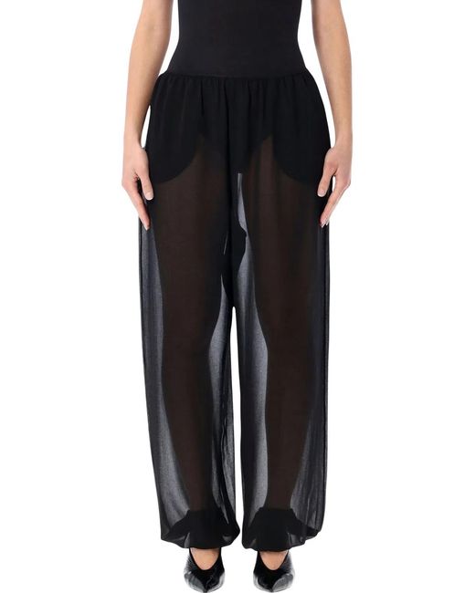 Frankie Shop Black The Frenkie Shop Orissa Sheer Balloon Pants