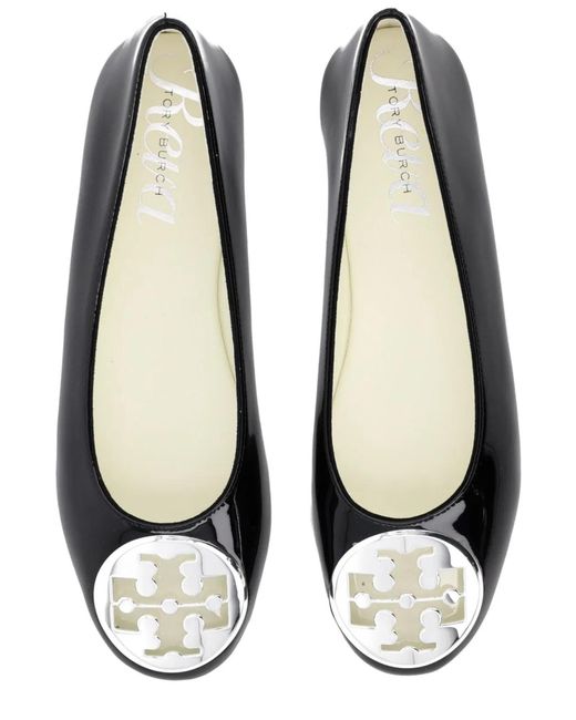 Tory Burch Black Leather Flat