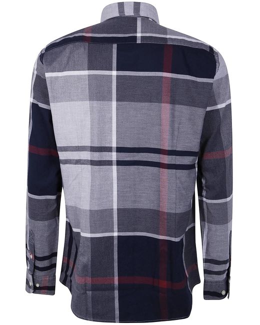 Barbour Blue "Dunoon Taillored" Shirt for men