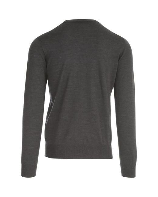 Emporio Armani Gray Sweater for men