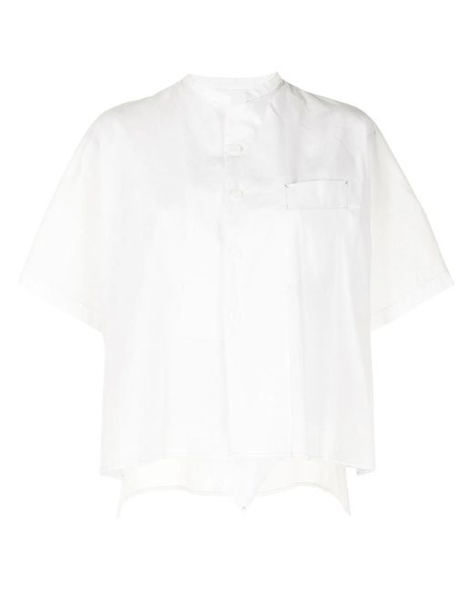 Y's Yohji Yamamoto White Ko-F/B Open B Shirt