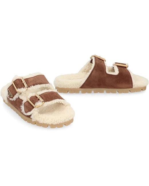 Prada Brown Slippers