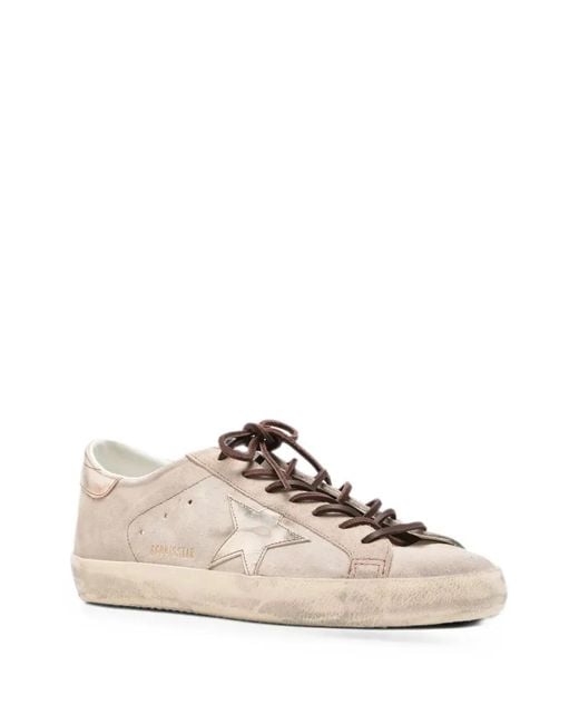 Golden Goose Deluxe Brand White Super Star Sneakers for men