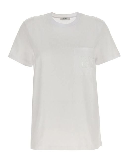 Max Mara White 'Papaia' T-Shirt