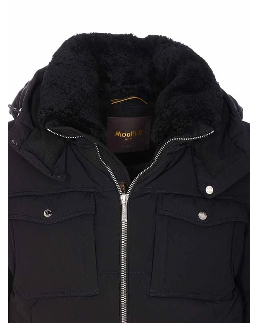 Moorer Black Alarick Down Jacket for men