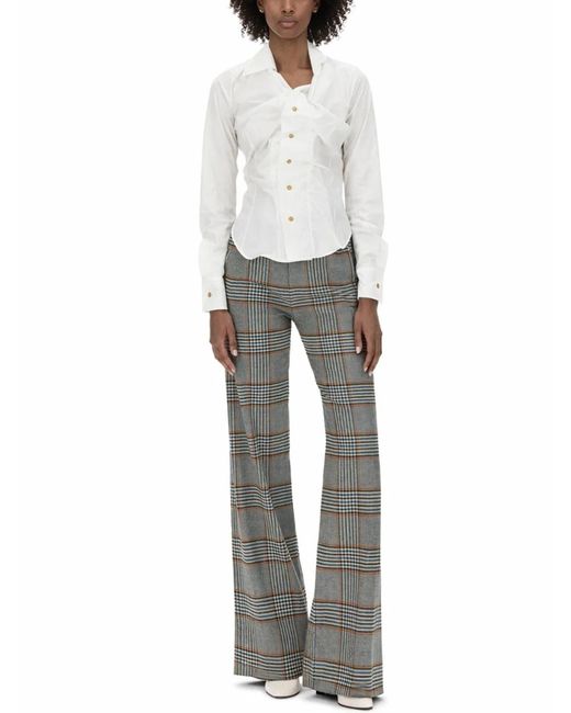 Vivienne Westwood White "Drunken" Shirt