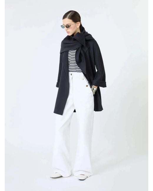 Max Mara White Mxmbadesse Trouser