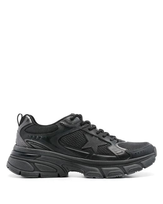 Golden Goose Deluxe Brand Black Sneakers Low-Top Lightstar for men