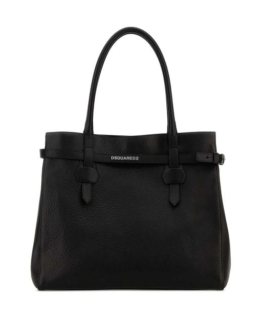 DSquared² Black Twin Shopping Bag