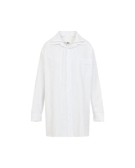 MM6 by Maison Margiela White Cotton Shirt