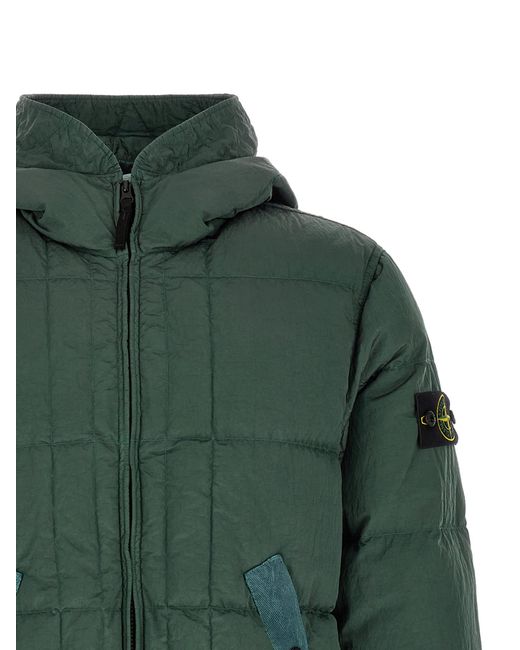 Stone Island Green '4100019' Down Jacket for men