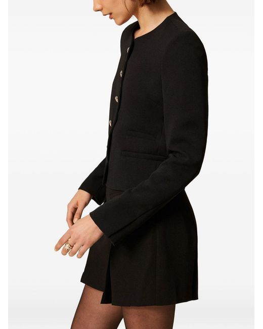 Twinset Black Polyester Shorts