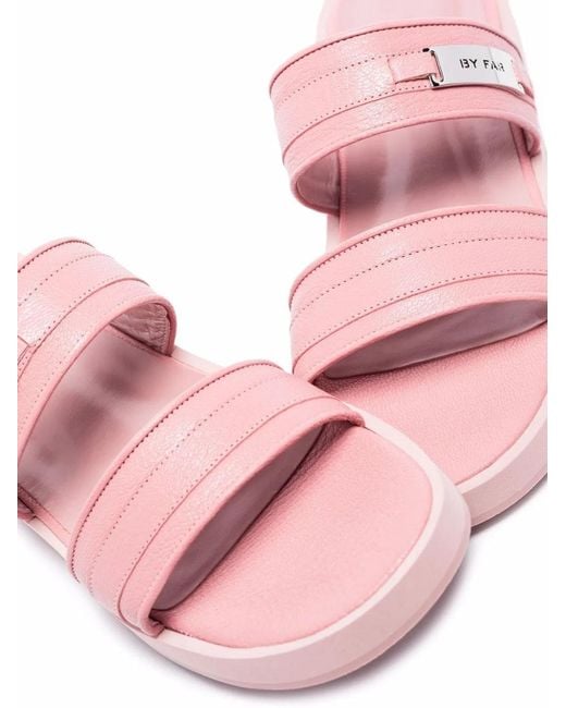 By Far Pink Easy Grained Leather