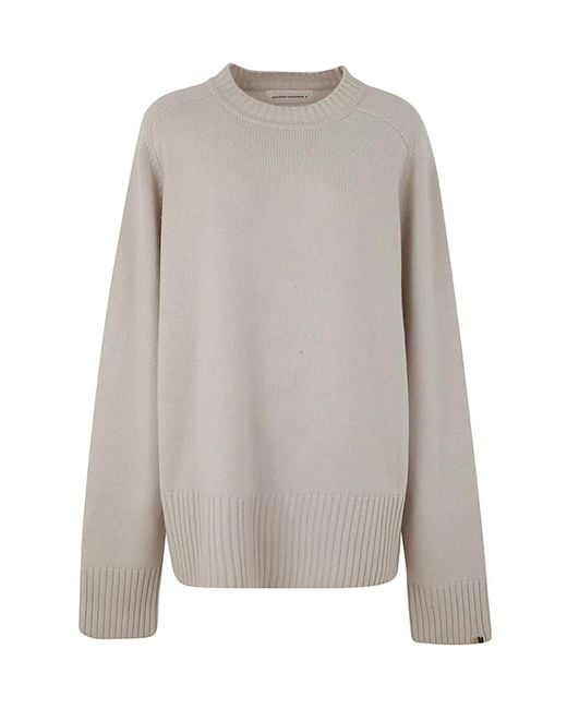 Extreme Cashmere Gray N236 Mama Roundneck Oversized Pullover