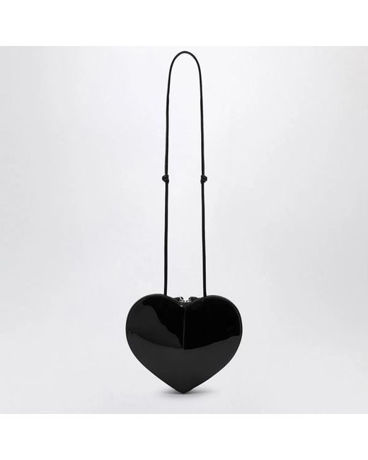 Alaïa Black Alaia Le Coeur Patent Leather Bag