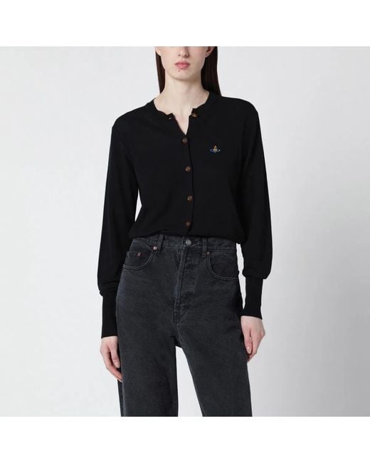 Vivienne Westwood Black Cotton Cardigan