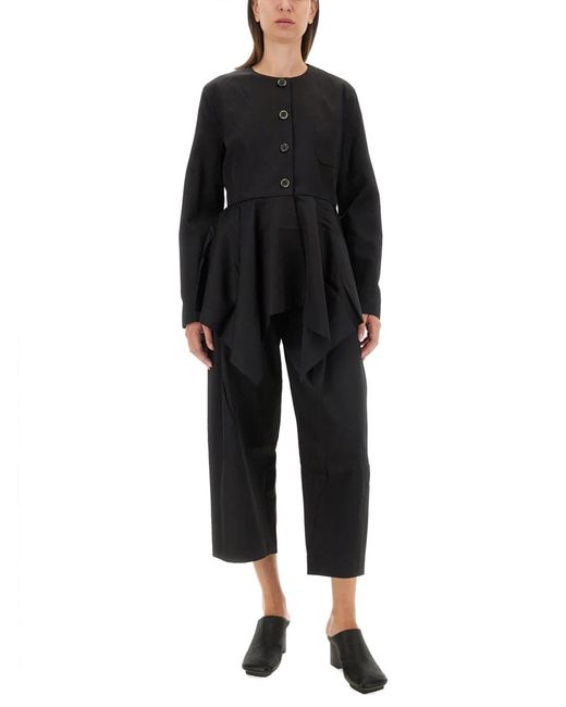 Uma Wang Black Viscose Blend Koney Jacket