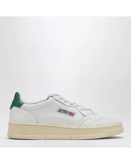 Autry White Medalist Sneakers for men
